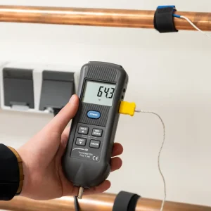 PCE T-240 | Tacómetro con Medición de Temperatura 28 pce t240 k
