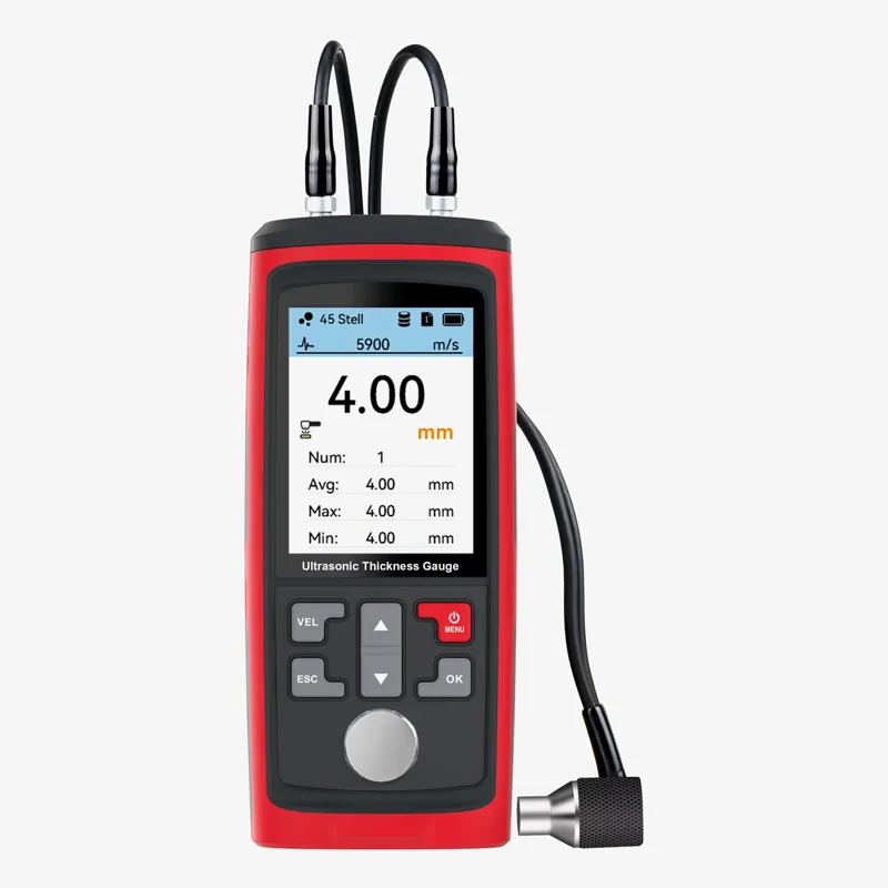 GT1201 | Medidor de Espesor por Ultrasonido con Registro de 1000 Datos 2 Medidor de Espesor por Ultrasonido GT1201