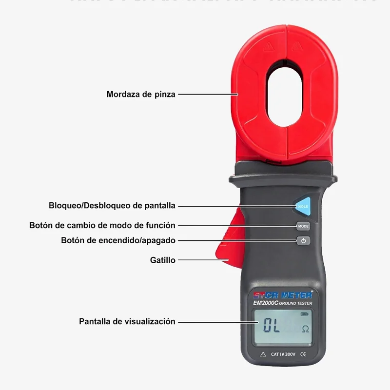 ETCR 2000C | Tenaza Resistencia de Tierra y Corriente de Fuga 10 etcr2000c presentacion