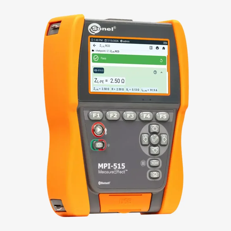 Sonel MPI-515 | Medidor Multifunción de Parámetros de Instalaciones Eléctricas 6 mpi 515 d